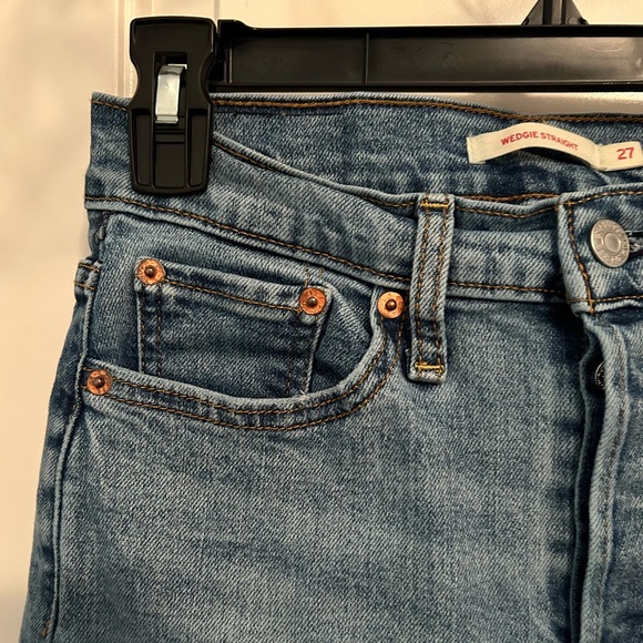 LEVI STRAUSS WEDGIE STRAIGHT WOMENS JEANS - Picture 6 of 7